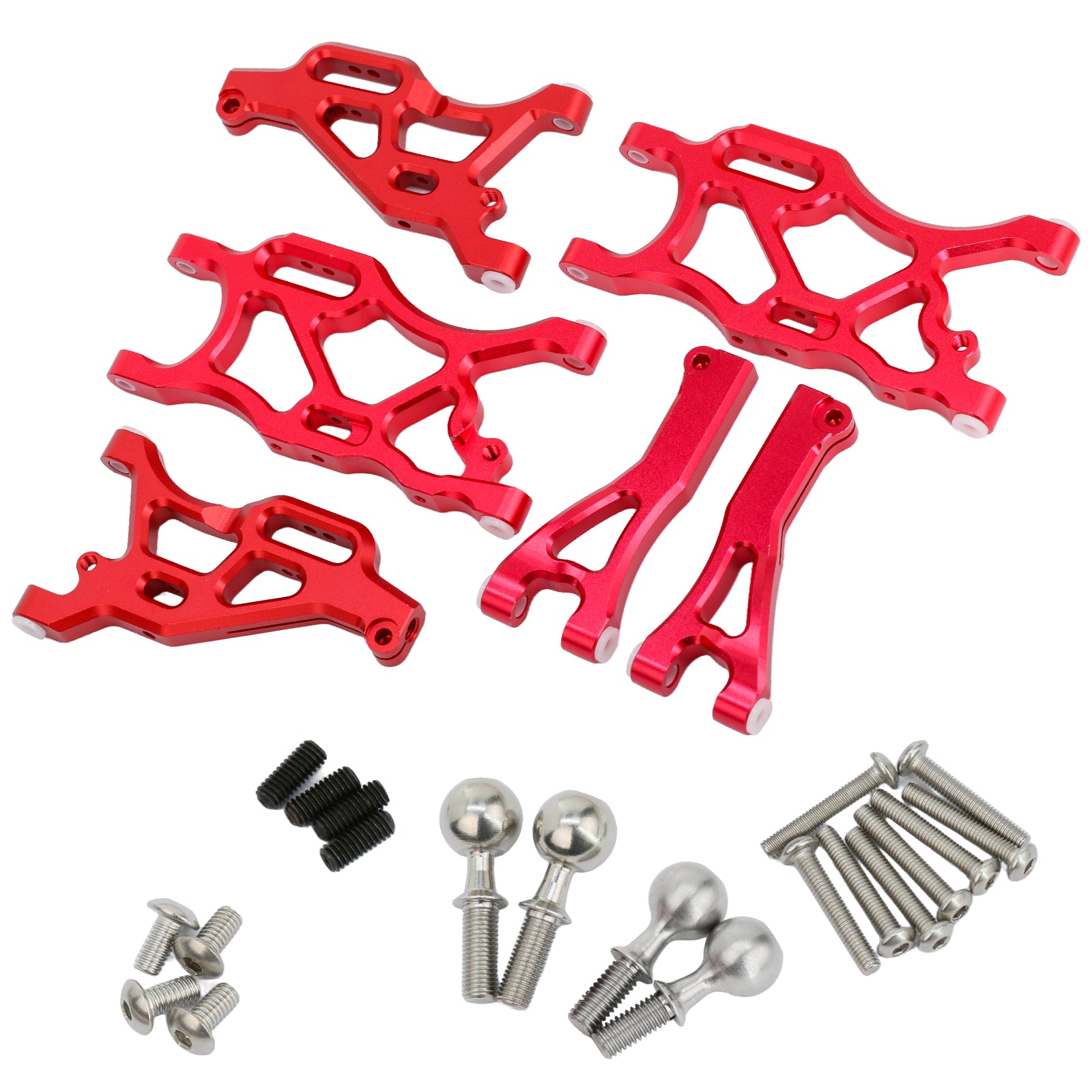 Aluminum Alloy Front Upper Lower Suspension Arm&Rear Suspension Arm Upgrade Part for Arrma 1/8 Typhon 6S 1/7 Felony Infraction Limitless
