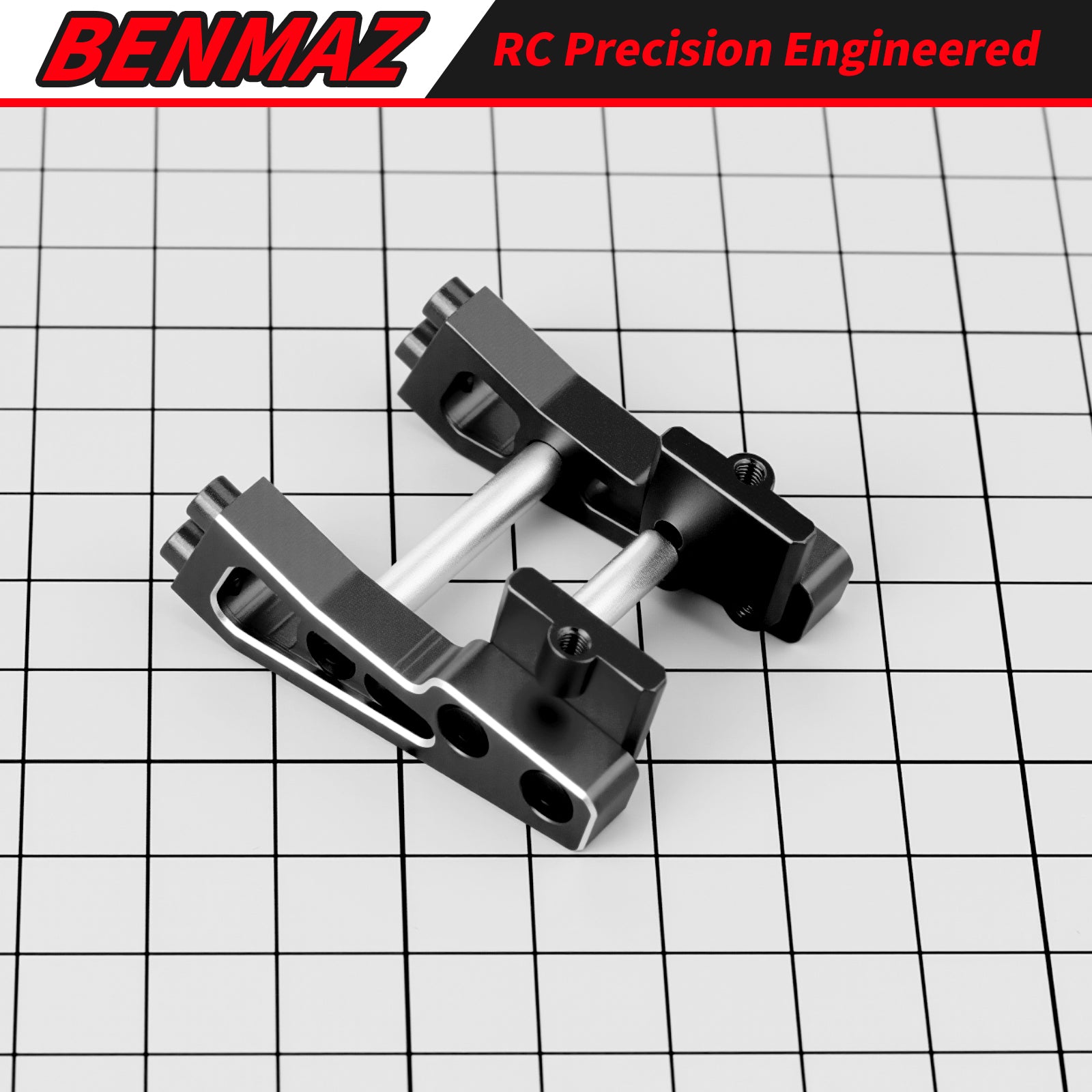 Aluminum Alloy Rear Wing Set Upgrade Parts for Arrma 1/14 Typhon Grom,Replace#ARA480074