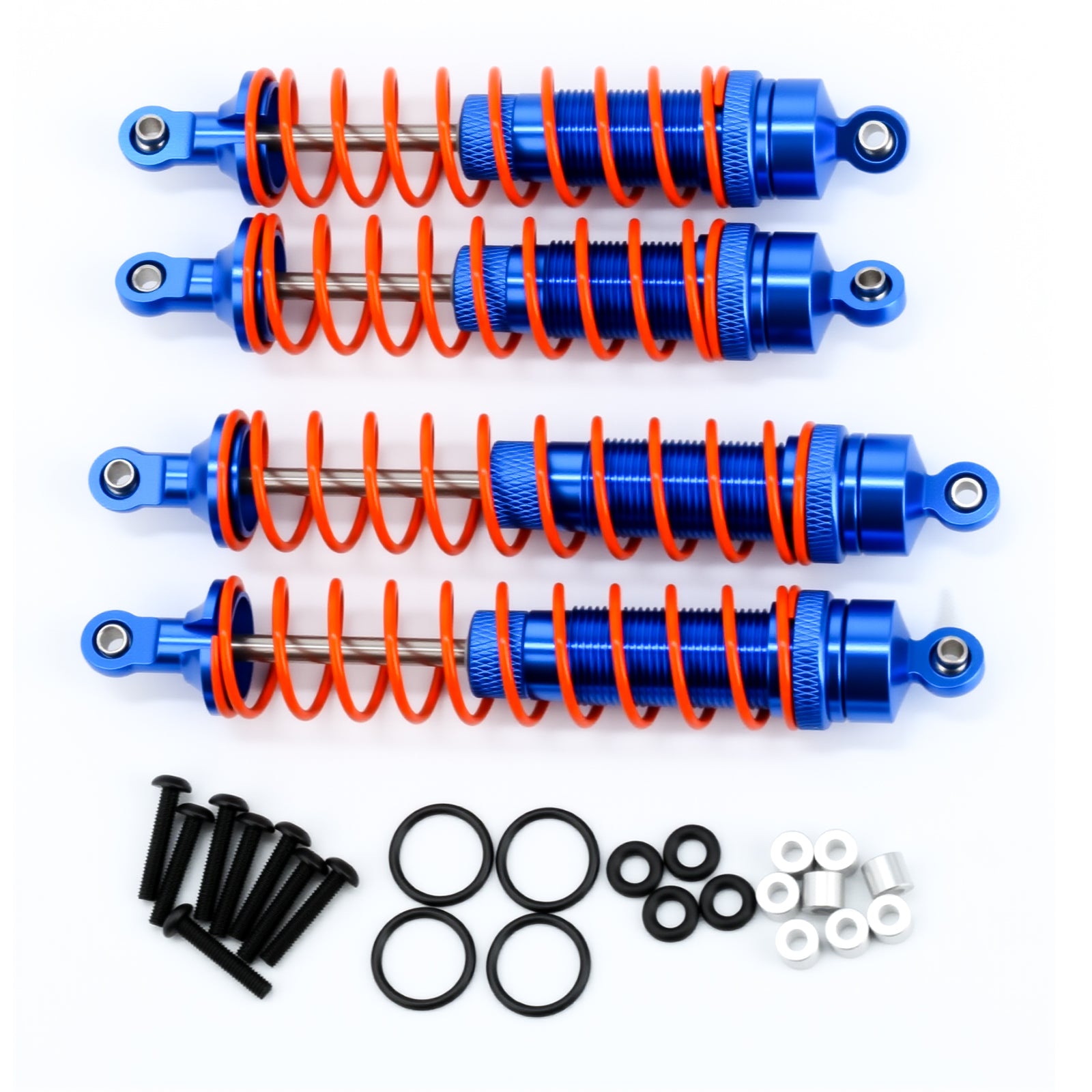 4Pcs Aluminum Alloy Shocks Upgrade Parts for Arrma 1/10 Typhon Big Rock Senton Granite