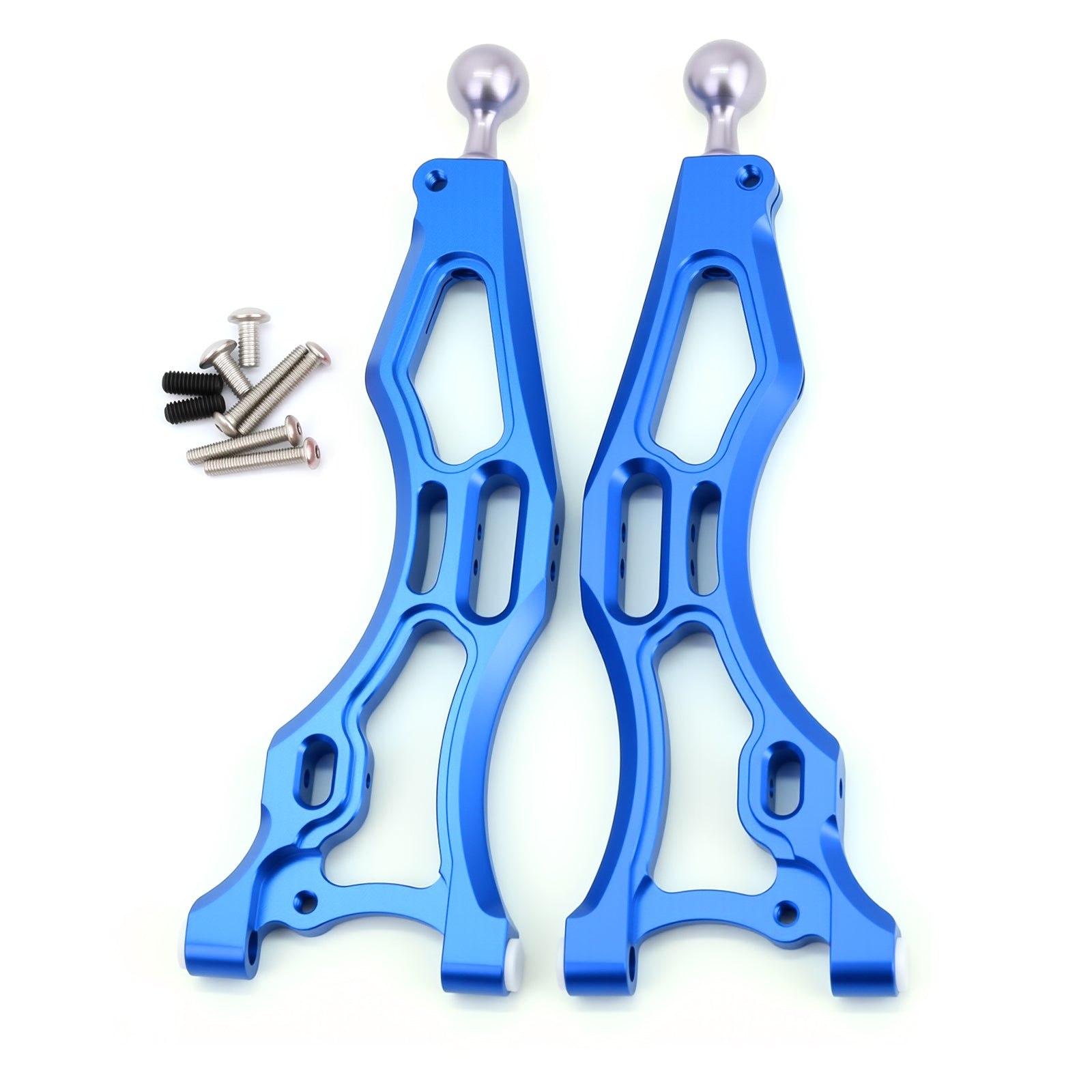 Aluminum Alloy Front Lower Suspension Arm Upgrade Part for Arrma 1/8 Kraton Outcast Notorious Talion 6s Blx