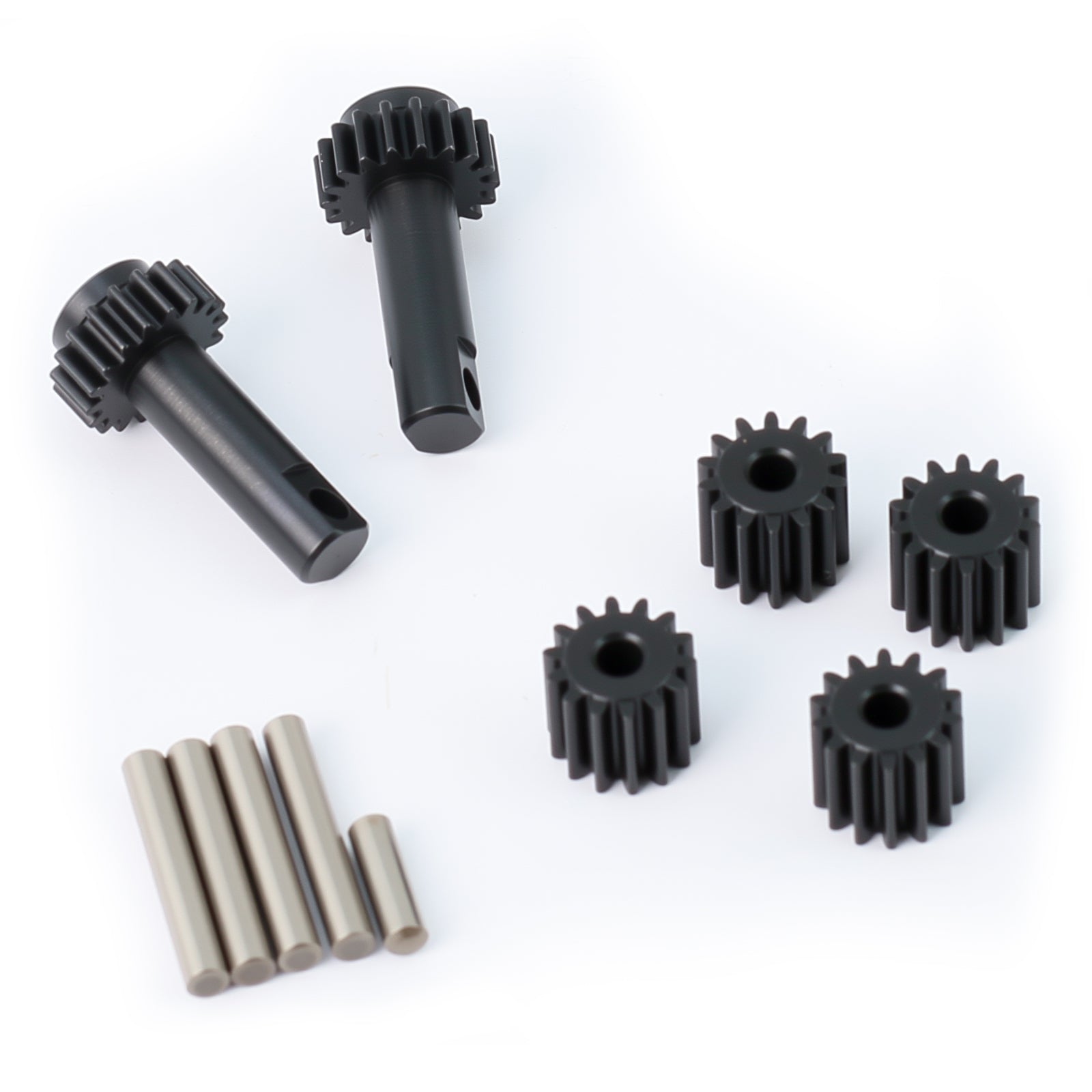 Steel Differential Gear Set, Hardened Planet & Sun Gear Upgrade Parts Compatible with Slash 2WD, Rustler, Bandit, Stampede, Bigfoot, Nitro, Replaces #2382