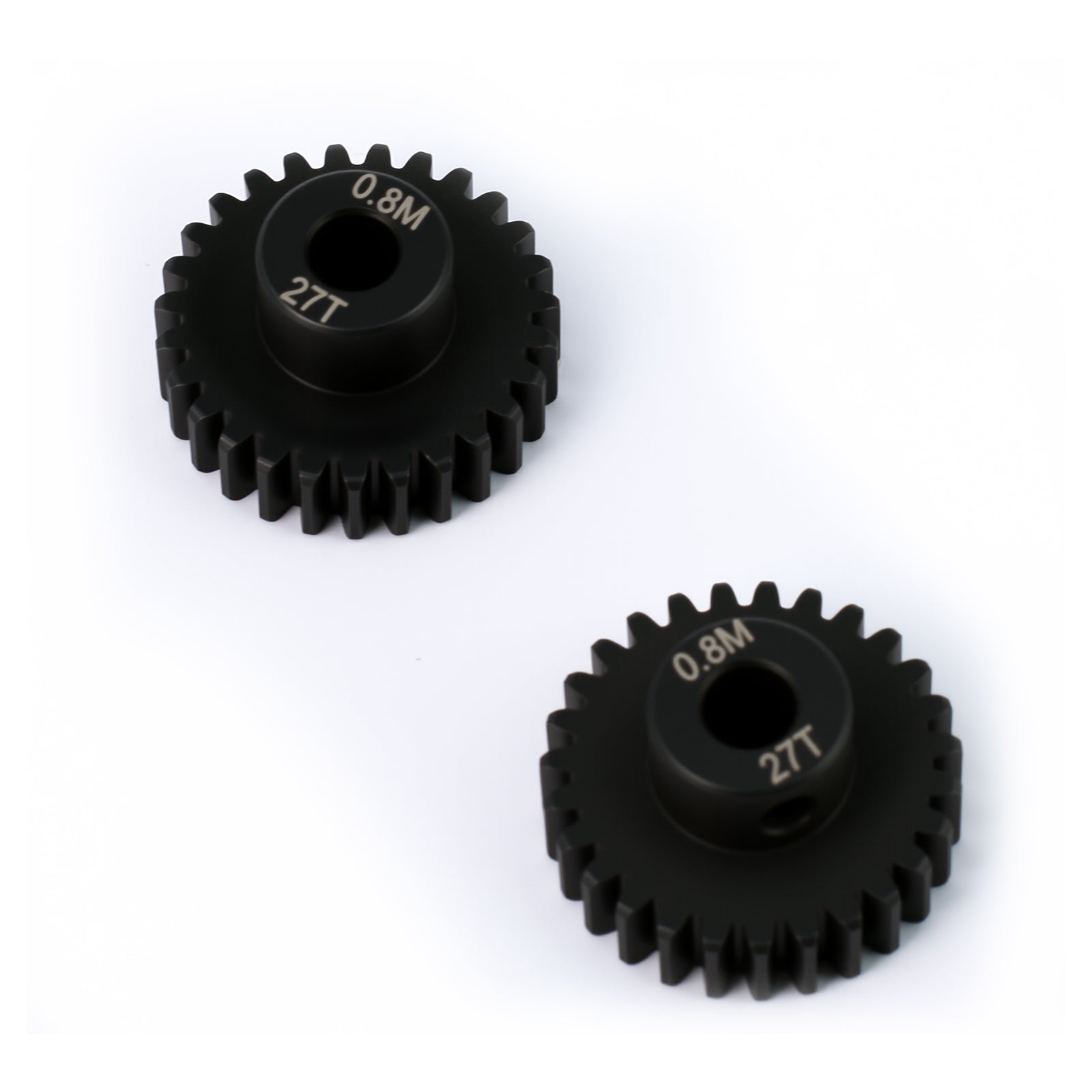 Hard Steel 27T Pinion Gear Motor Gear 32P M0.8 5MM Hole for Traxxas 1/7 UDR RC Car,Replace#5647(2Pcs)