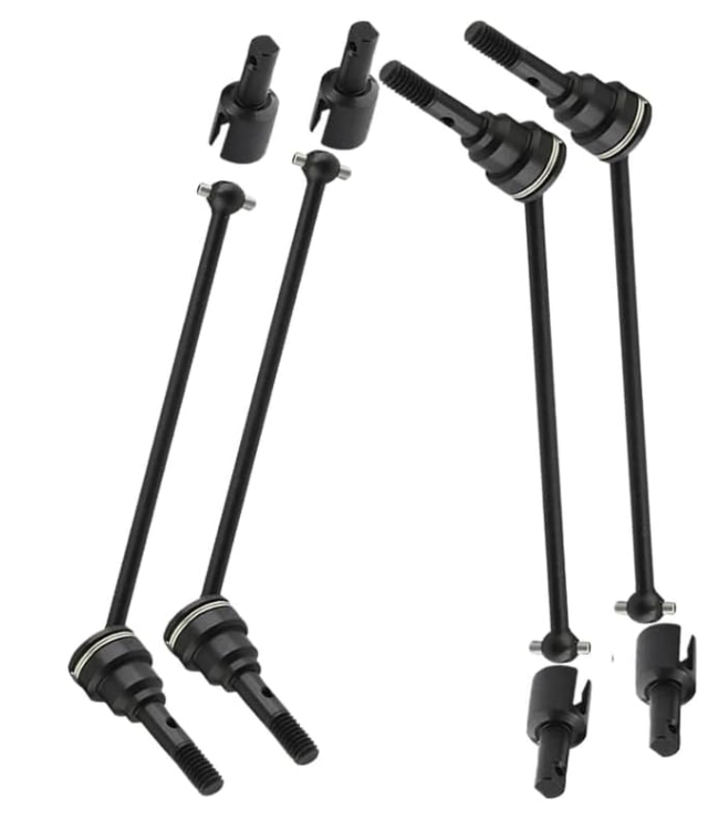 Front Rear #45 Steel Driveshafts CVD Upgrades Parts for 1/16 E-Revo/E-Revo VXL,Replace#7151X