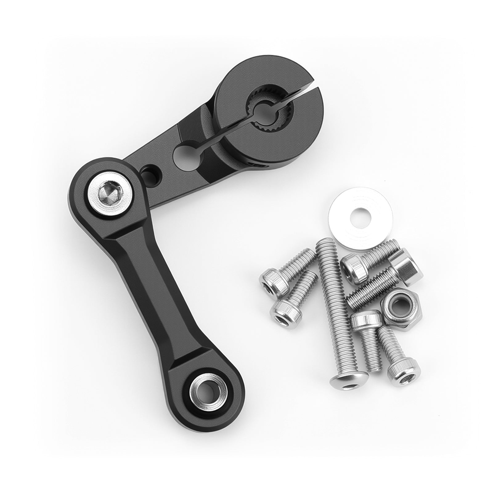 Aluminum Alloy 25T Servo Horn & Steering Linkages Tie Rod Upgrades Part for Arrma 1/7 Infraction Felony Limitless 1/8 Kraton Notorious Outcast Talion,Replace #AR340061