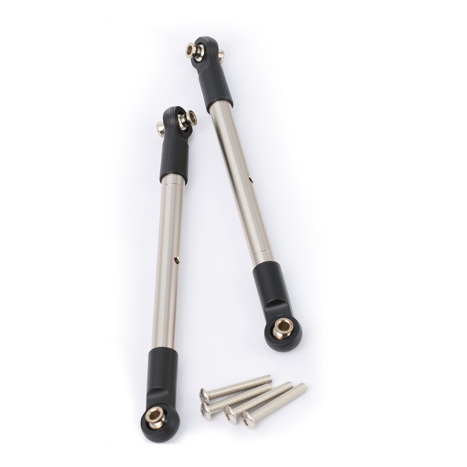 Stainless Steel Adjustable Front Steering Toe Rod Tie Link for 1/10 Maxx 2.0