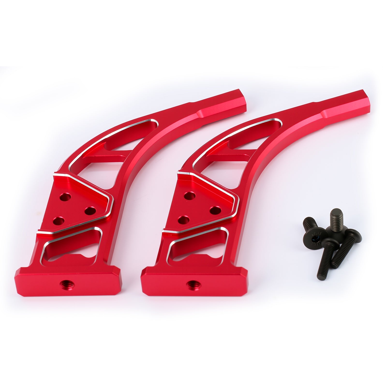 Aluminum Alloy Rear Wing Body Mount Diffuser Bracket Upgrades Part for Arrma 1/7 Felony Infraction 6S BLX Limitless Roller,ReplaceARA320519