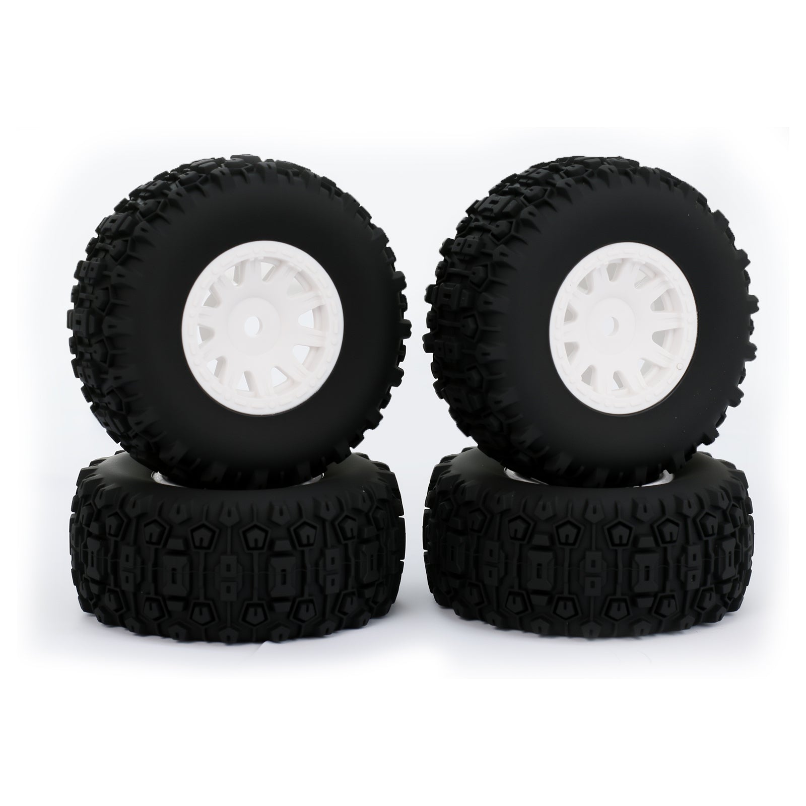 RC Tires & Wheels Set Claw Wheel Hub for Arrma 1/14 Mojave Grom