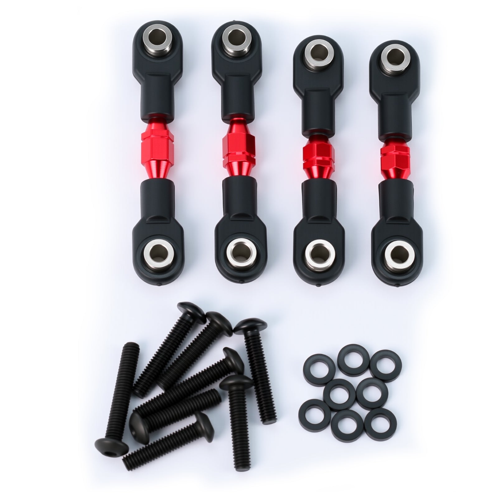Aluminum Alloy 28 mm Camber Links for 1/10 4-Tec Drift Ford Mustang Upgrade Parts,Replace#8348