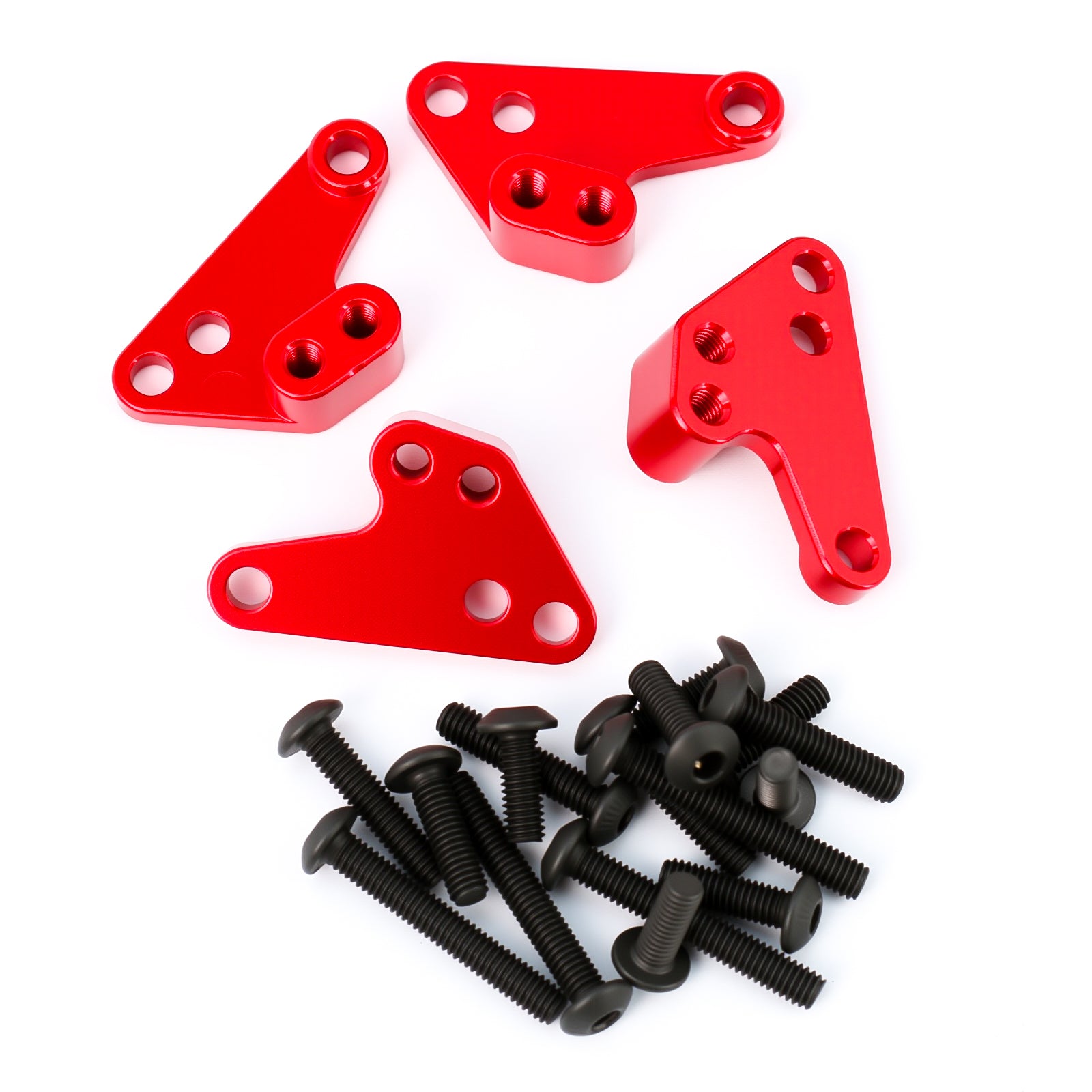 Aluminum Front Rear Shock Absorber Lower Mounts Upgrades for 1/10 MAXX 2.0