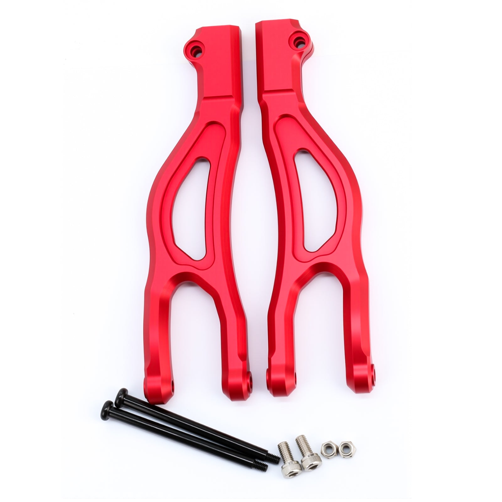 2PCS Aluminum Alloy Front Upper Arms for Arrma 1/5 Kraton 8S Outcast 8S EXB Upgrade Parts,Replace #ARA330561