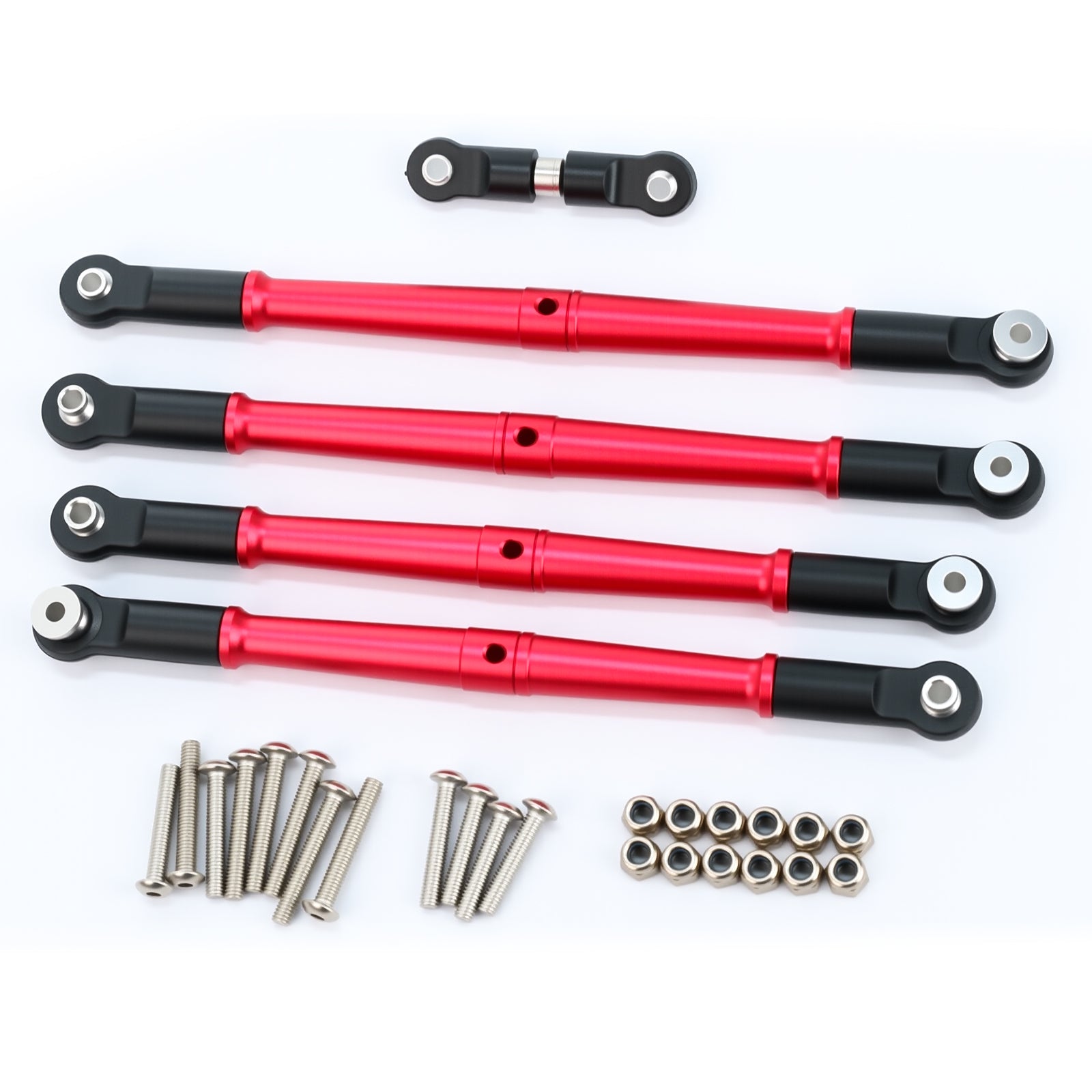 Aluminum Alloy Steering Linkage Rod Turnbuckles Tie Rods Upgrade Parts for Arrma 1/8 Kraton Outcast Talion 6S BLX