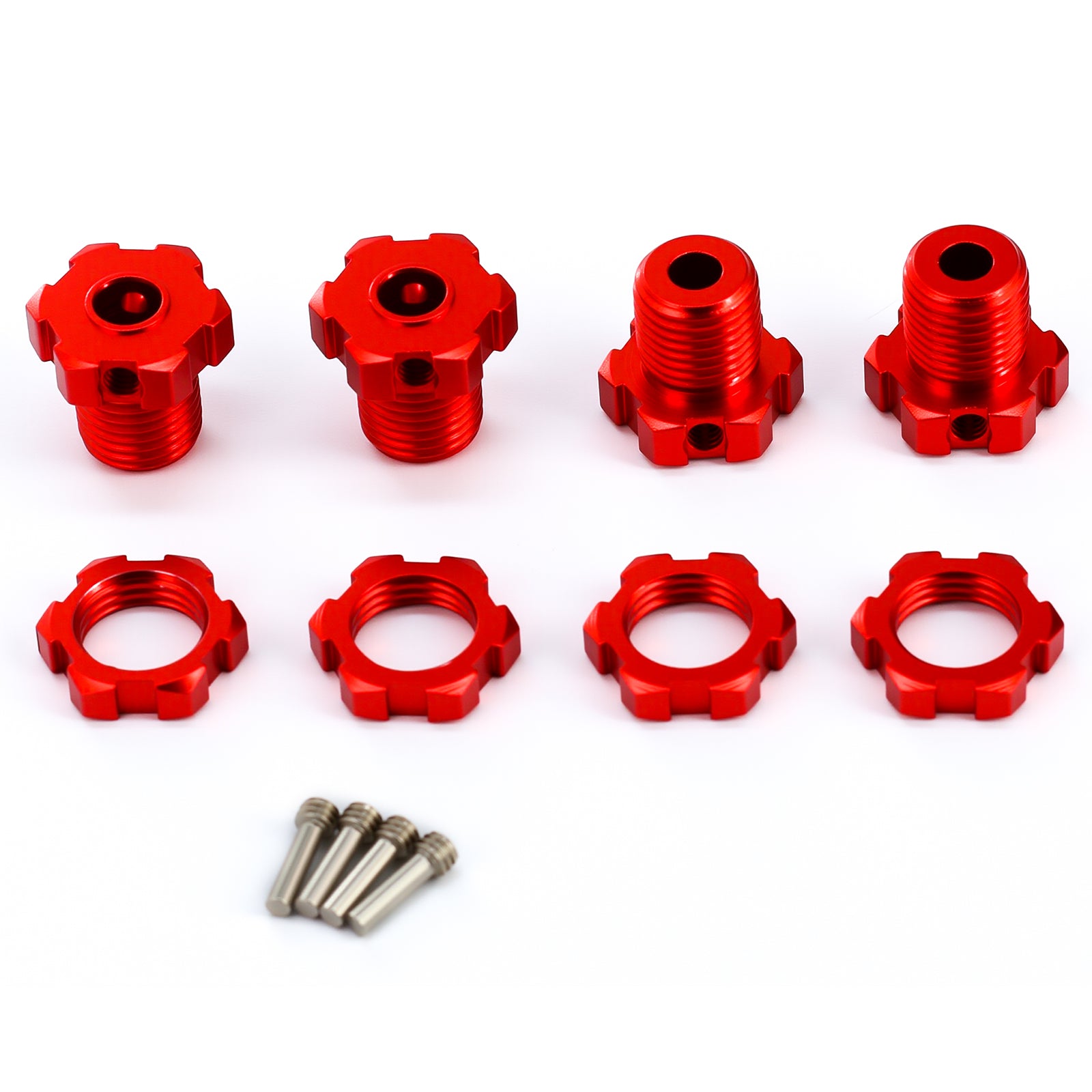 Aluminum Alloy 17mm Wheel Hex Hub Nut Upgrades Part for E-Revo Revo 3.3 E-Maxx Summit Slayer Pro 4X4