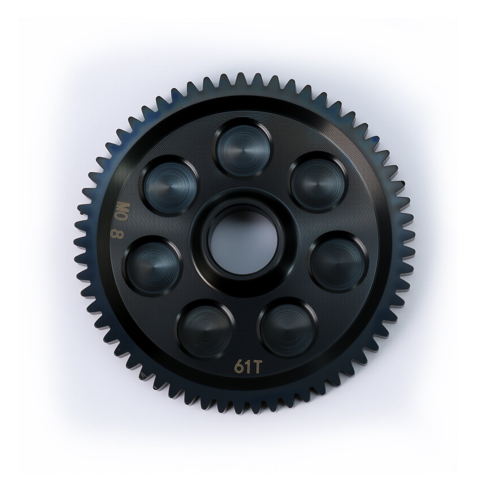 Medium Carbon Steel 61T Spur Gear(0.8 Mod) for Arrma 1/10 Gorgon 4X2,Replace ARA31110