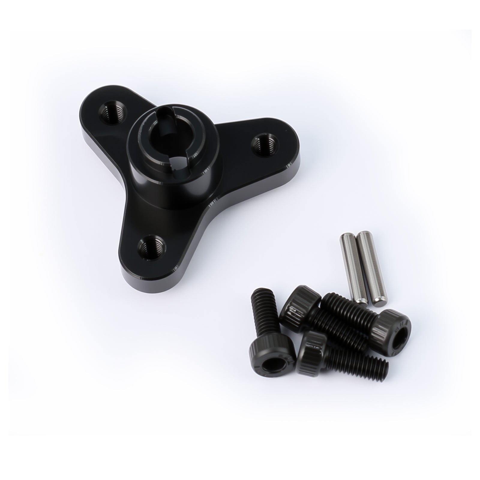Metal Aluminum Alloy RC Slipper Clutch Eliminator Upgrades for 1/10 Stampede/Slash/Rustler 4x4 VXL,Black