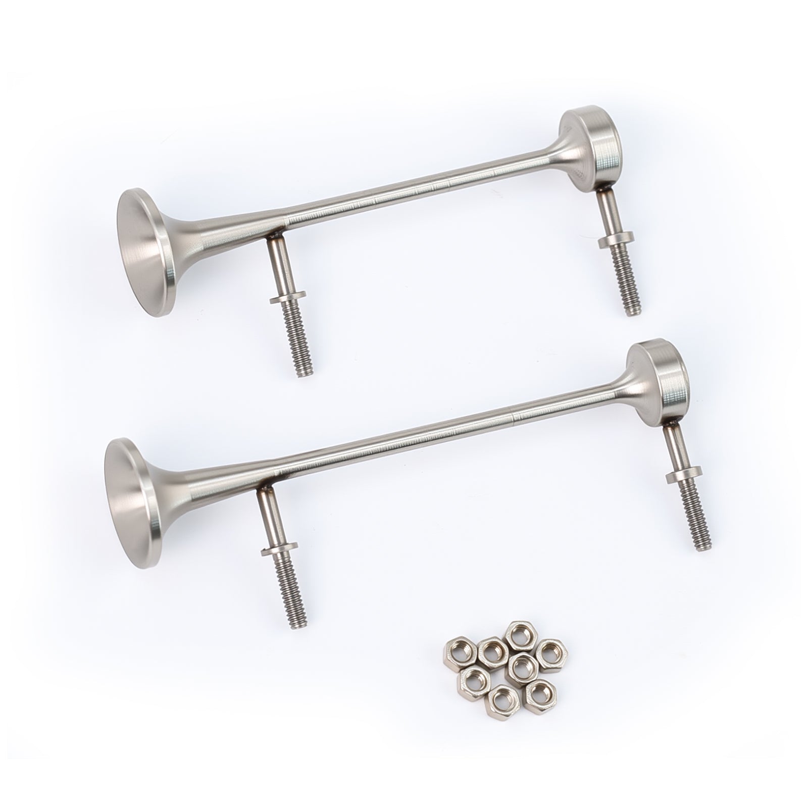 Stainless Steel Simulated Metal Horn Whistle Decoration for Tamiya 1/14 RC Model Car