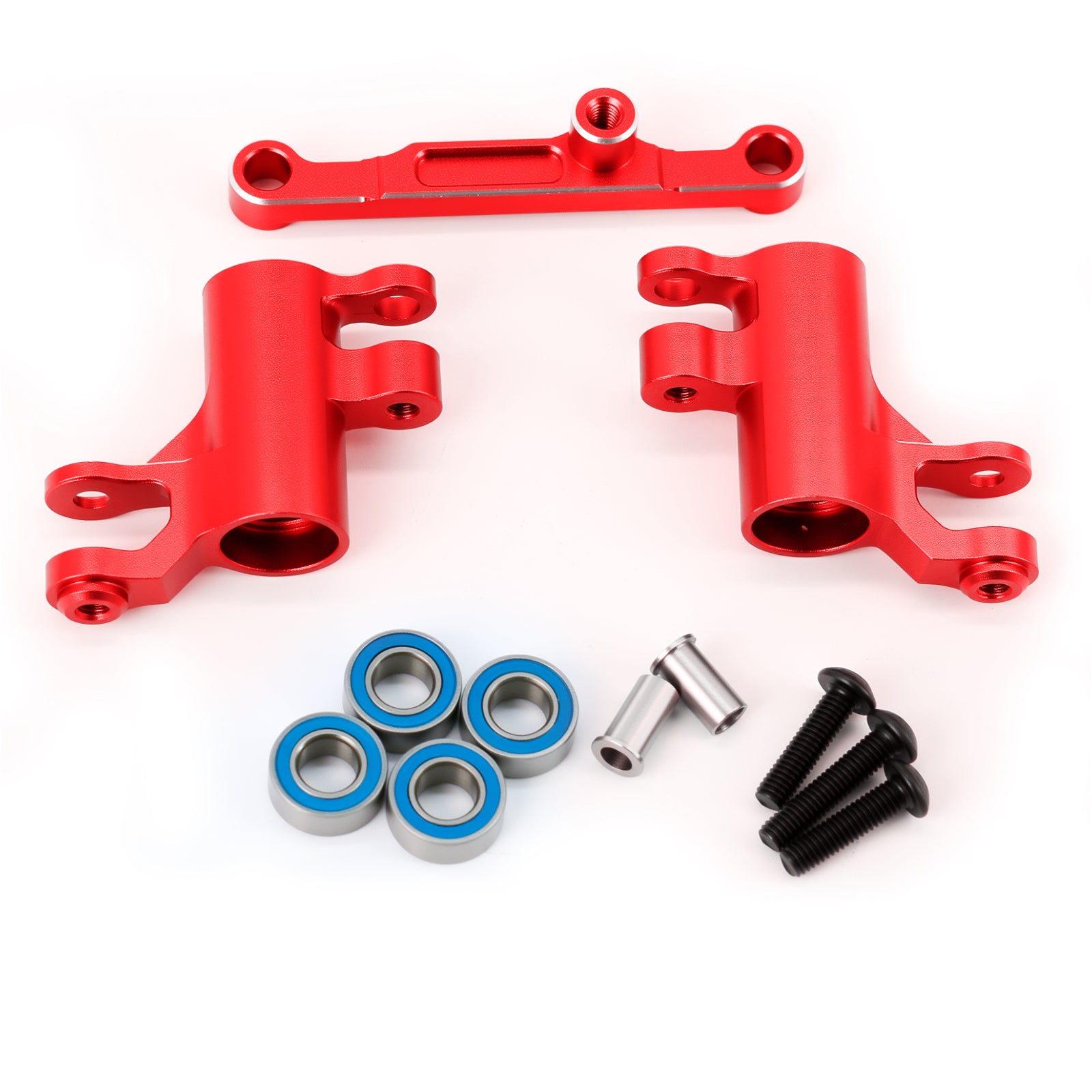 Aluminum Alloy Bellcrank Assembly with Drag Link Upgraded Parts for 1/16 Mini Maxx/Mini XRT,Replace#10743