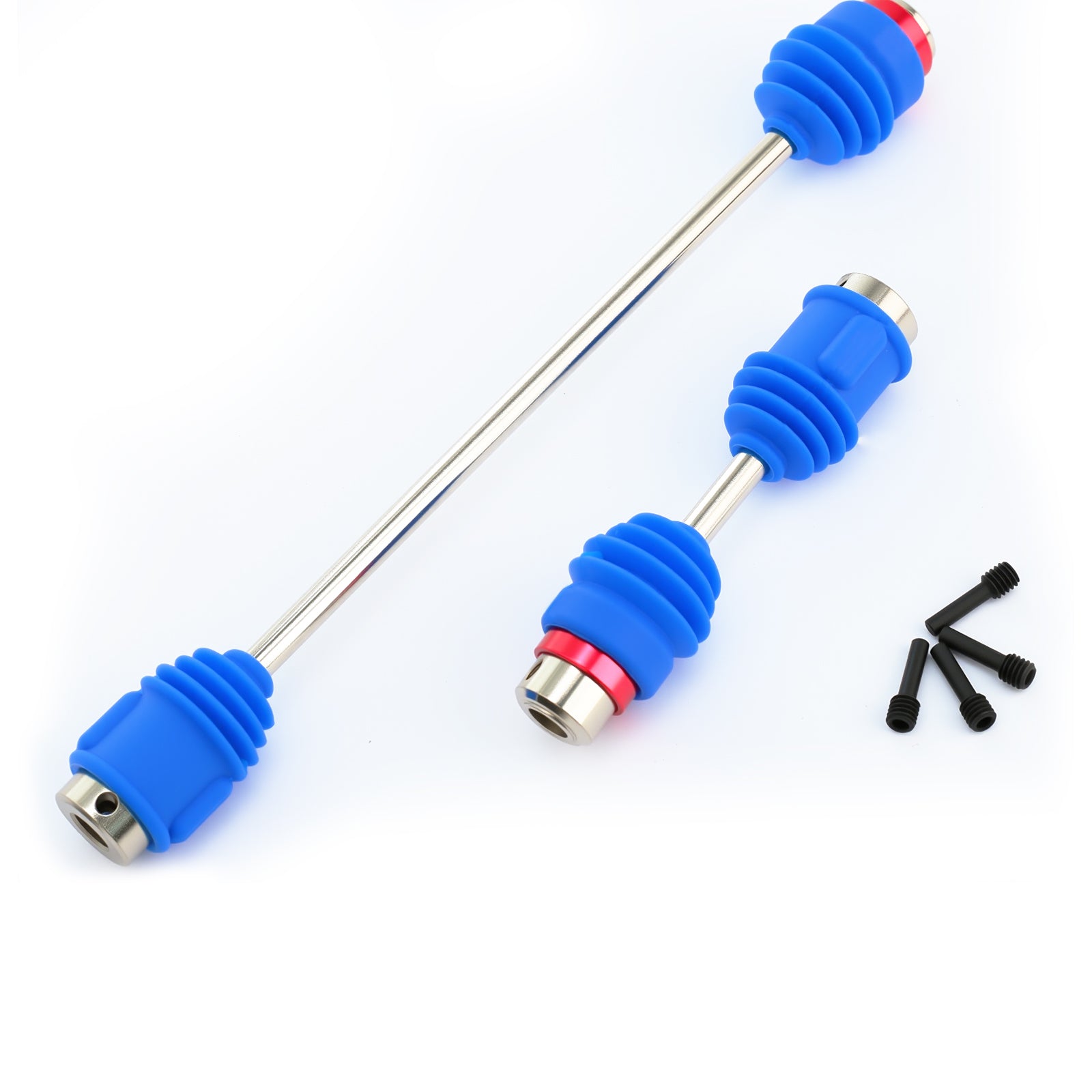 Aluminum Front & Rear Center Driveshaft Set Upgrade Parts for 1/10 E-Revo/Summit,Replace#5650R