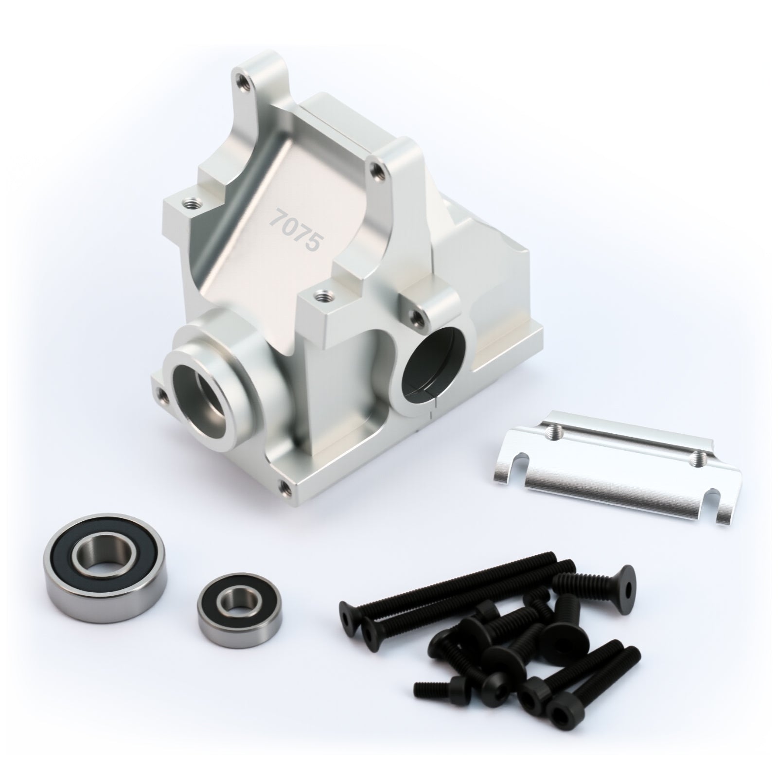 Aluminum Alloy Gearbox Case Upgrade Parts for Arrma 1/8 Kraton Outcast Typhon Talion 1/7 Infraction Fireteam Felony Mojave,Replace#AR310854