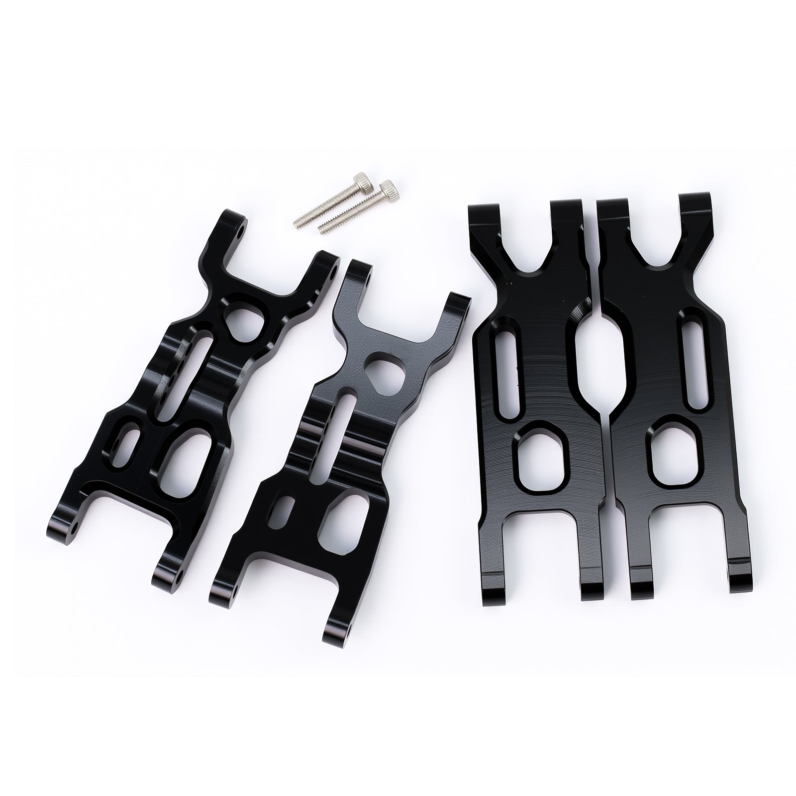 Aluminum Alloy Front Rear Lower Suspension Arms Upgrades for Losi 1/18 Mini-T 2.0 2WD