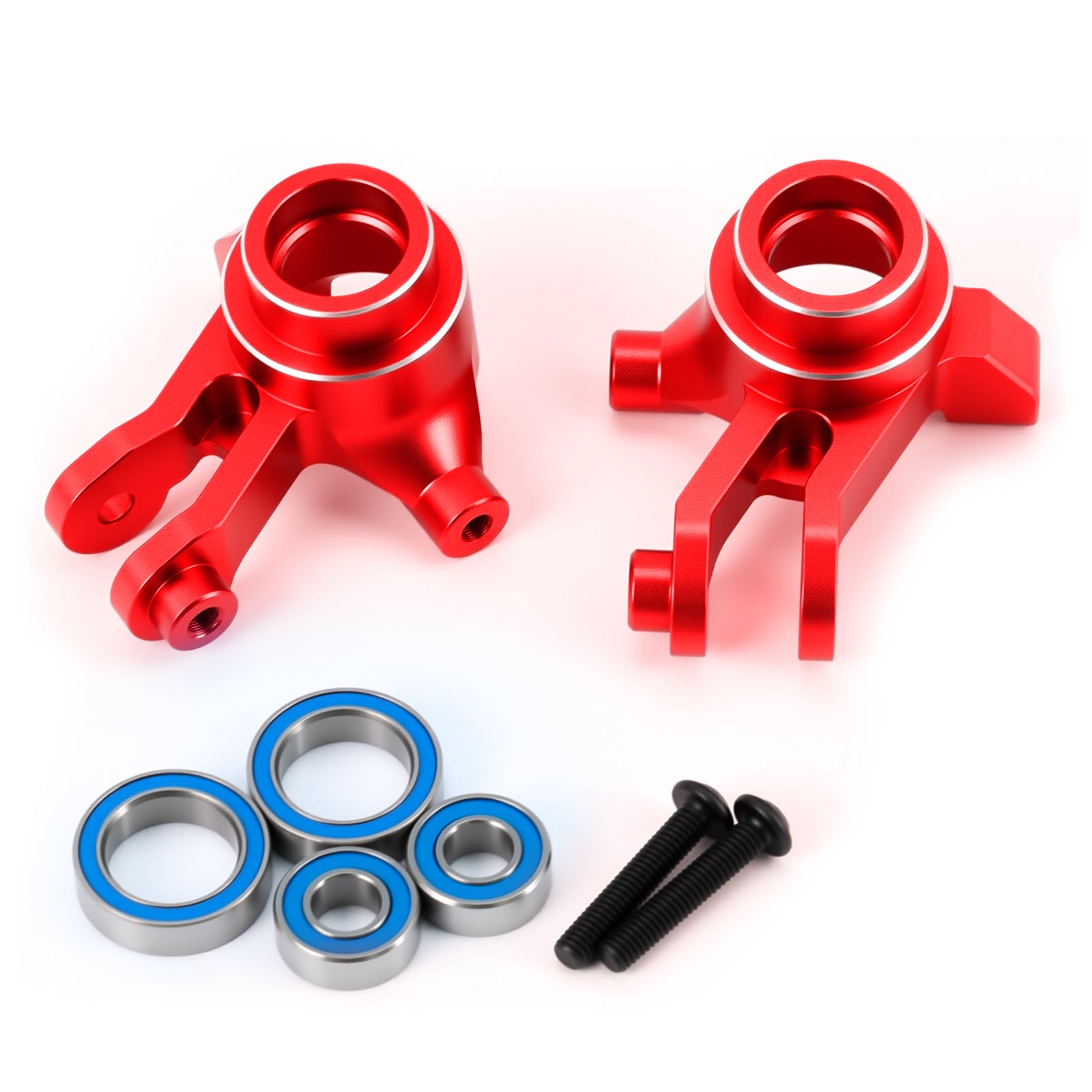 Aluminum Alloy Front Steering Cup Upgraded Parts for 1/16 Mini Maxx/Mini XRT,Replace#10734#10736