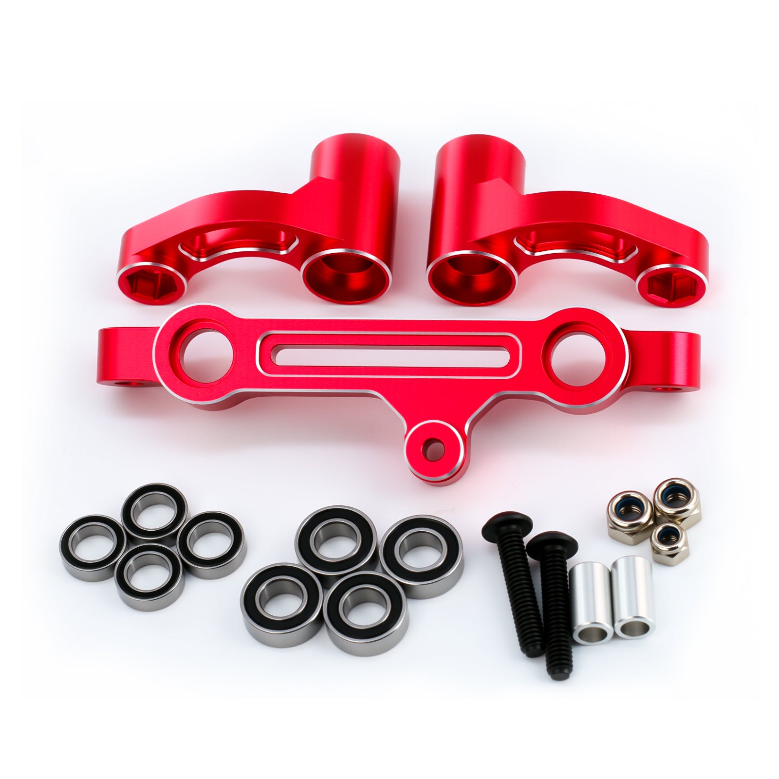 Aluminum Alloy Steering Bellcrank Set for Arrma 1/5 Kraton 8S Outcast 8S EXB Upgrade Parts,Replace#ARA340153