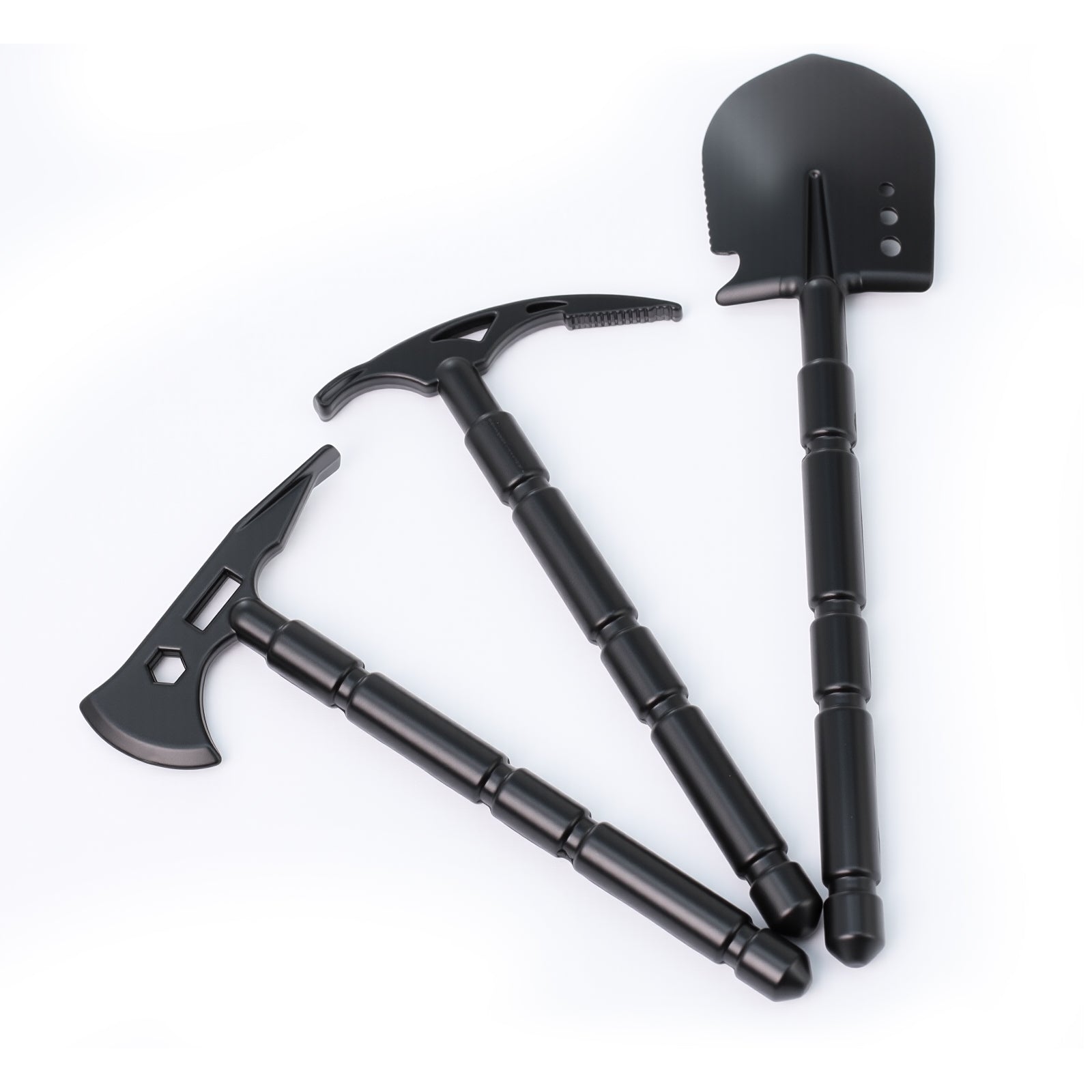 Simulation Decorative Accessories Mini Shovel &Axe &Pickaxe Tools Set for 1/8 1/10 RC Model car