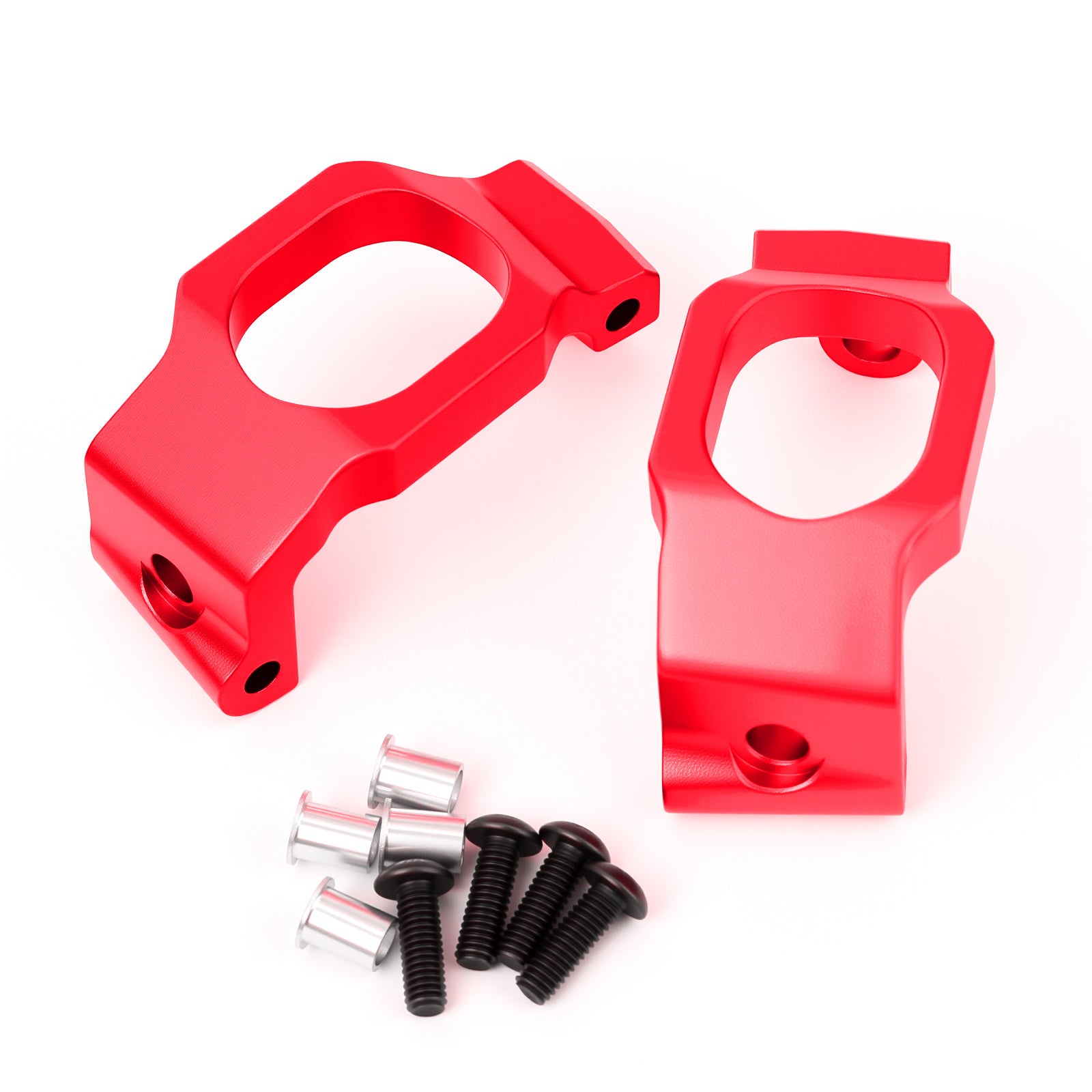 Aluminum C-hubs Caster Blocks for 1/10 Maxx Monster Truck 89076-4