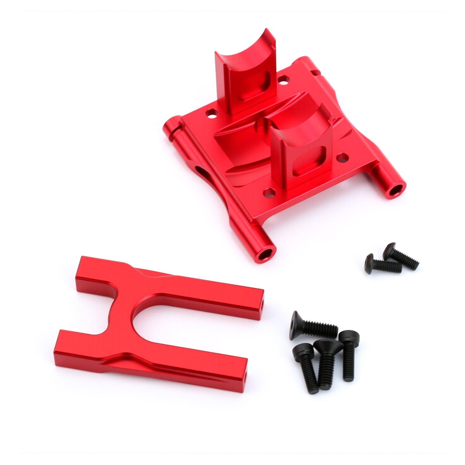 Aluminum Alloy Center Differential Cover Mount Upgrades Part for Arrma 1/8 Kraton Notorious Outcast Talion Typhon 1/7 Felony Infraction Fireteam Mojave Limitless,Replace#ARA320499
