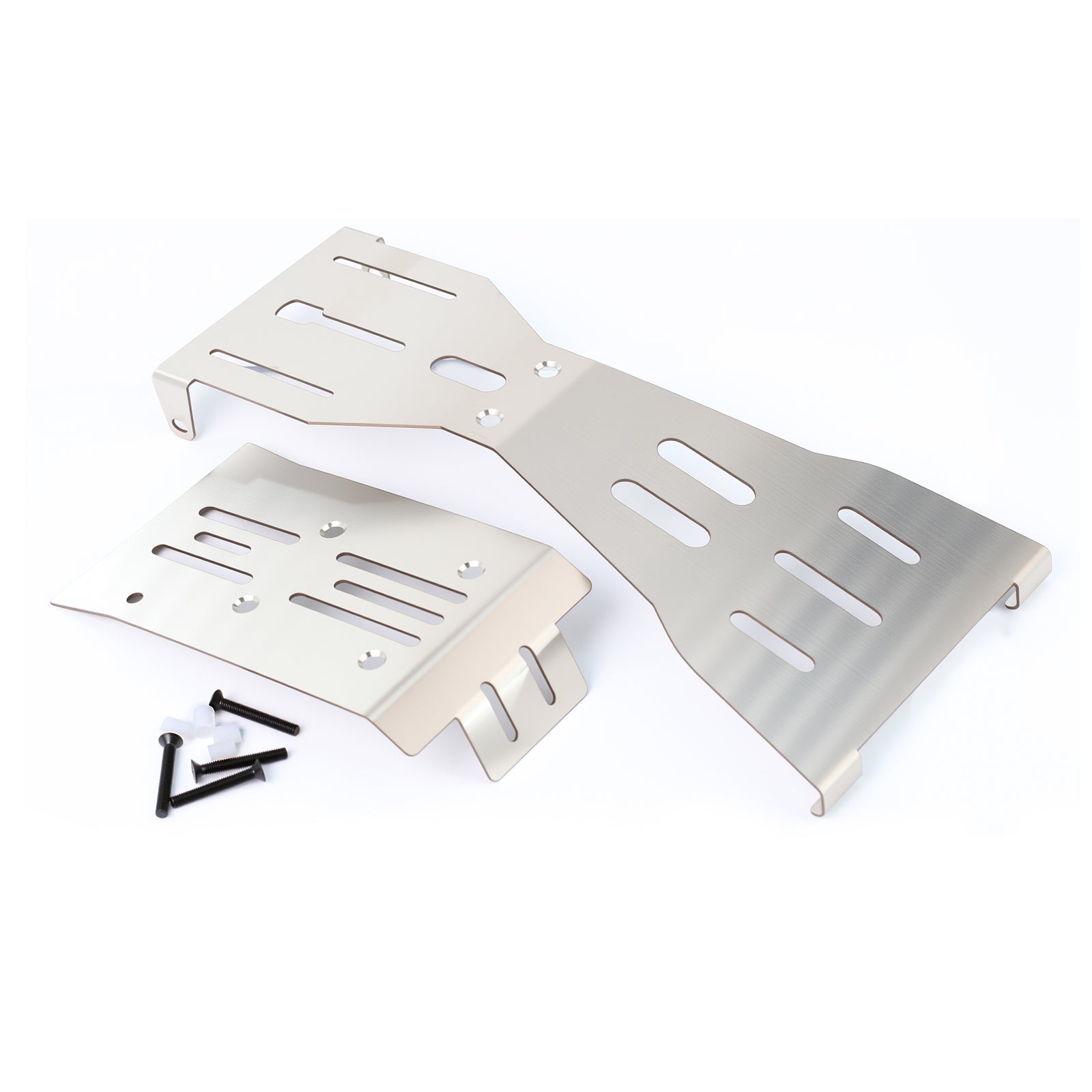 Stainless Steel Chassis Guard Armor Accessories for Arrma 1/10 Fury Mega 2WD Truck